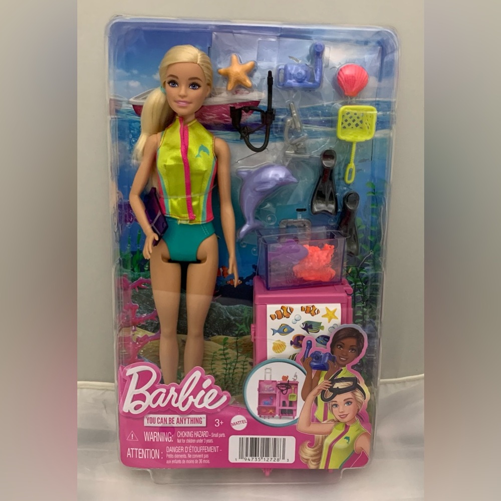 Marine Biologist Barbie, NIB, You Can Be Anything, Ocean